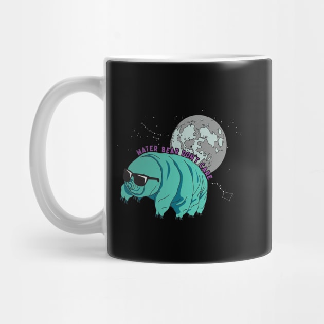 Water Bear Don't Care Tardigrade Pun by Giggias